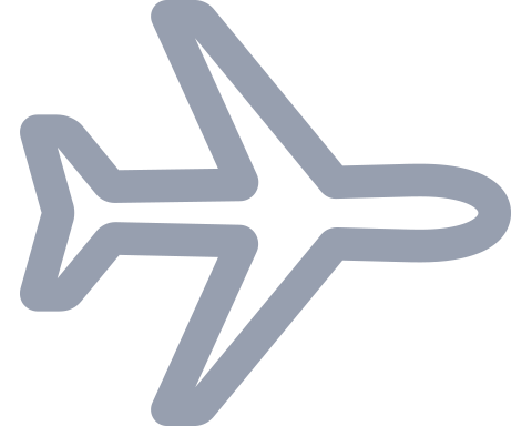 grey plane